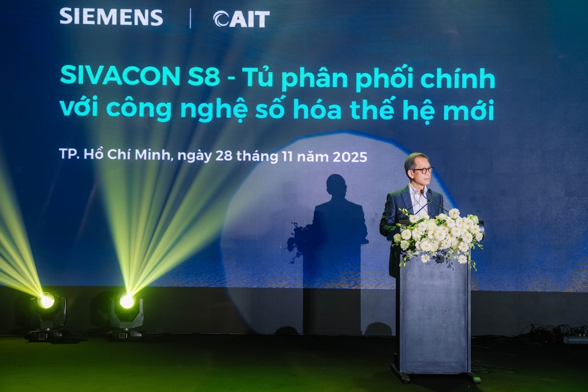Siemens Việt Nam và AIT ra mắt tủ điện SIVACON S8: Thúc đẩy số hóa và định hình tương lai năng lượng Việt Nam
