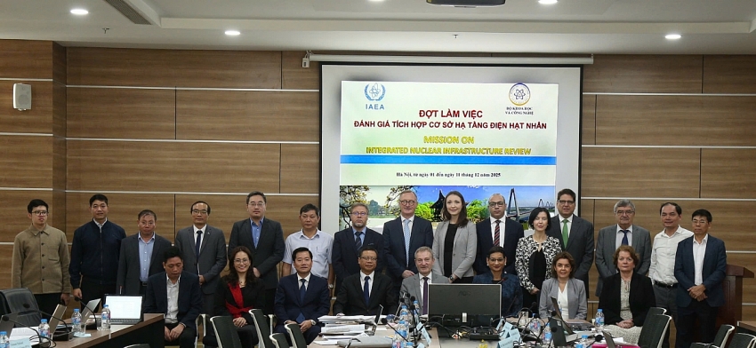 Bộ KH và CN phối hợp với IAEA đánh giá tích hợp cơ sở hạ tầng điện hạt nhân ở Việt Nam