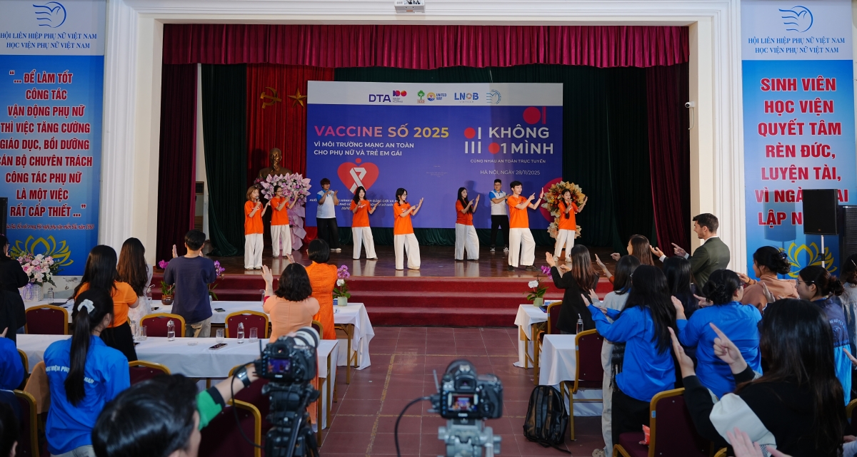 VACCINE SỐ 2025: Vì sự an toàn của phụ nữ và trẻ em gái trên không gian mạng