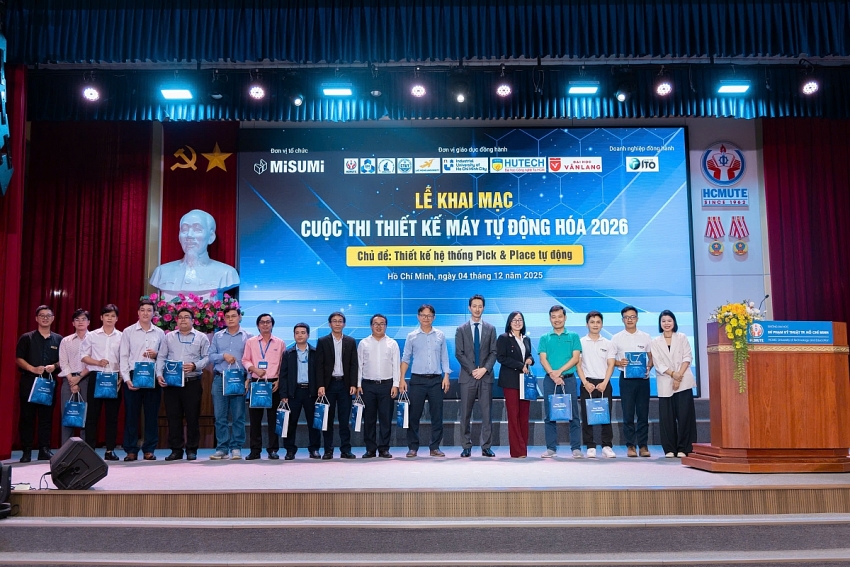 Cuộc thi Thiết kế Máy tự động hóa 2026 khởi động: Kỹ sư trẻ miền Nam chinh phục bài toán Pick & Place độ chính xác cao