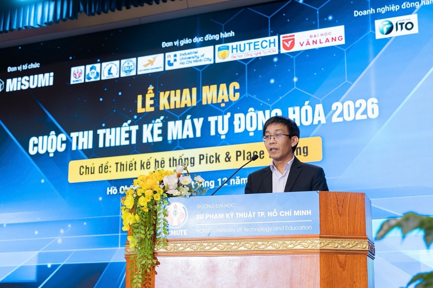 Cuộc thi Thiết kế Máy tự động hóa 2026 khởi động: Kỹ sư trẻ miền Nam chinh phục bài toán Pick & Place độ chính xác cao