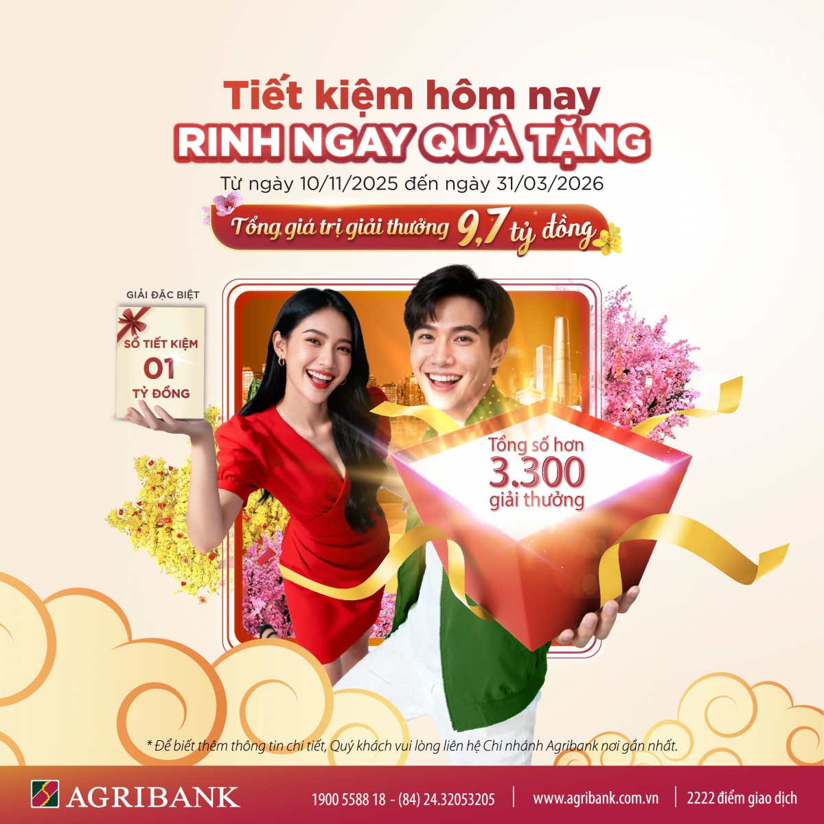 Tin tức ngân hàng nổi bật tuần qua: Agribank tung chương trình tiết kiệm dự thưởng