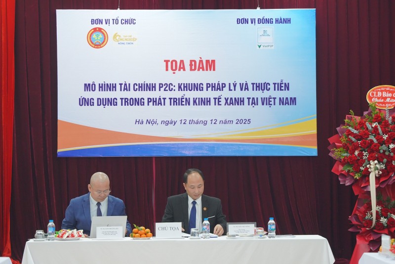 Tọa đàm mô hình tài chính P2C trong phát triển kinh tế xanh: Góc nhìn pháp lý và thực tiễn