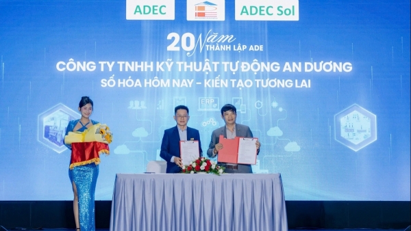 Công ty An Dương ký MOU hợp tác cùng HAuA phát triển tự động hóa, số hóa