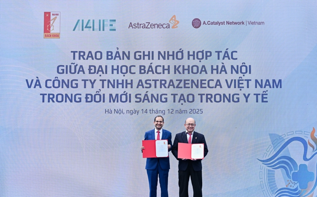 Tập đoàn AstraZeneca và HUST hợp tác chiến lược, thành lập Trung tâm Đổi mới sáng tạo Y tế AZ-HUST