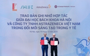 Tập đoàn AstraZeneca và HUST hợp tác chiến lược, thành lập Trung tâm Đổi mới sáng tạo Y tế AZ-HUST