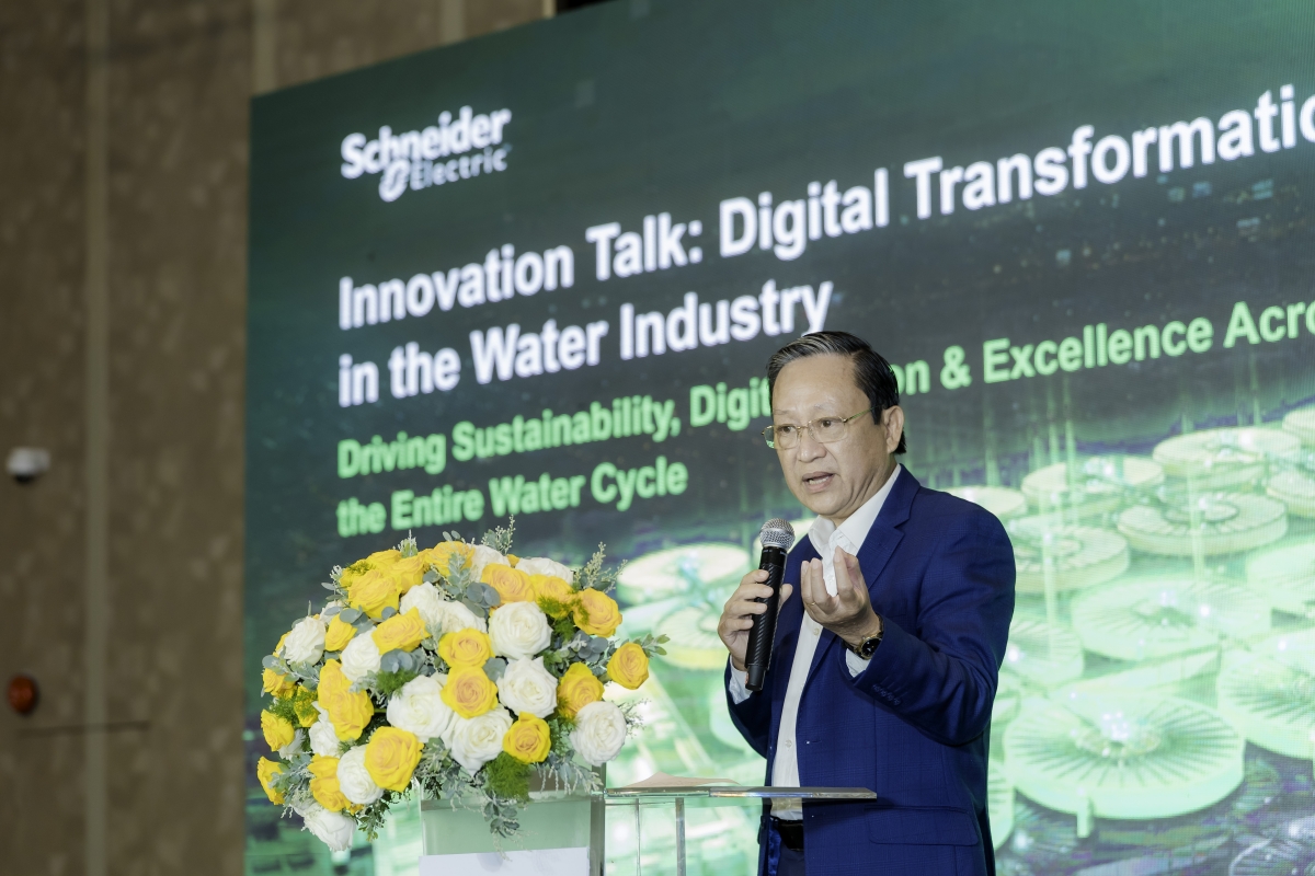 Schneider Electric ứng dụng AI vào chuyển đổi số tối ưu hệ sinh thái và phát triển bền vững ngành nước