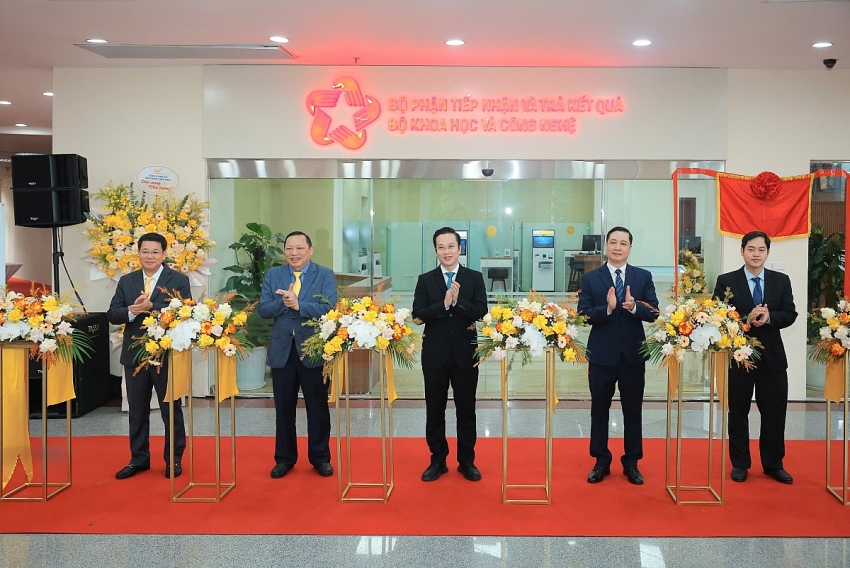 Bộ Khoa học và Công nghệ khai trương Bộ phận Một cửa - công trình chào mừng Đại hội XIV của Đảng
