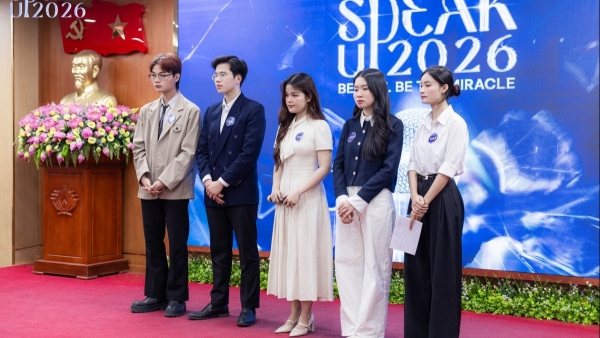 Cuộc thi tìm kiếm Người dẫn chương trình tài năng - SPEAK UP 2026 chính thức khởi động