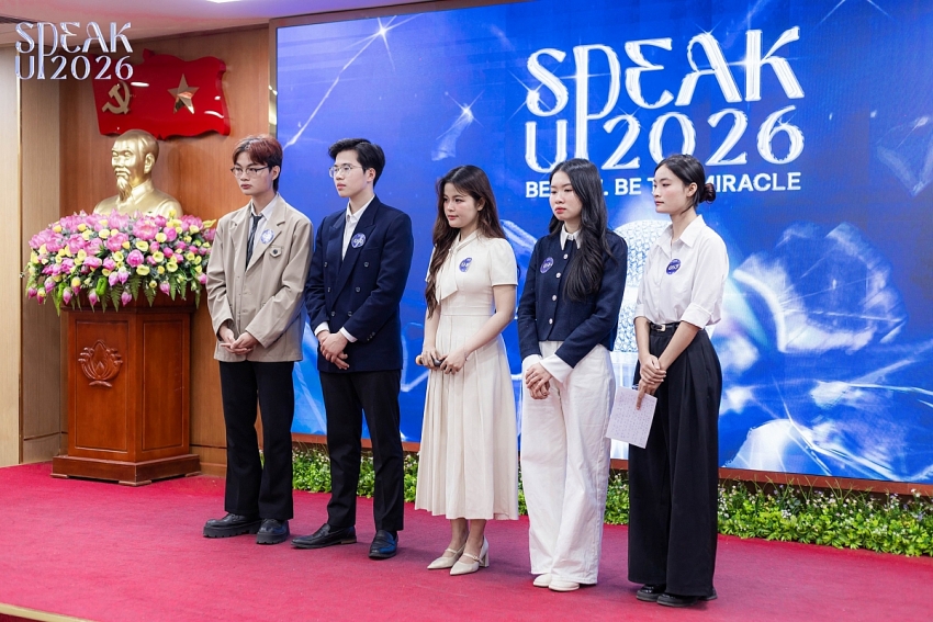 Cuộc thi tìm kiếm Người dẫn chương trình tài năng - SPEAK UP 2026 chính thức khởi động
