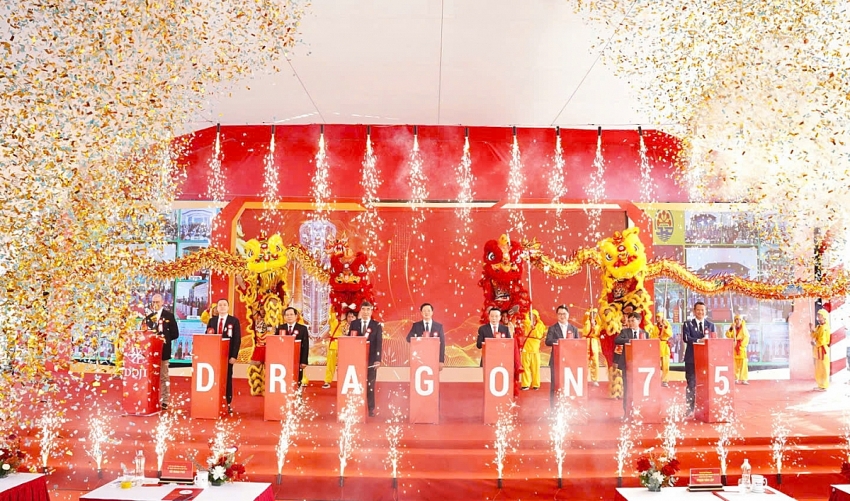 DOJI khởi công Dragon 75 Complex - biểu tượng kiến trúc mới bên Bắc Sông Cấm