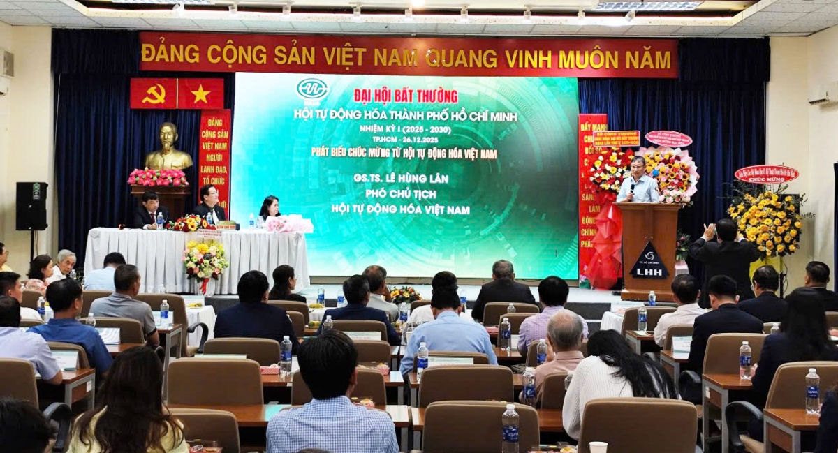 PGS. TS Lê Hoài Quốc tiếp tục được bầu làm Chủ tịch Hội Tự động hóa Thành phố Hồ Chí Minh