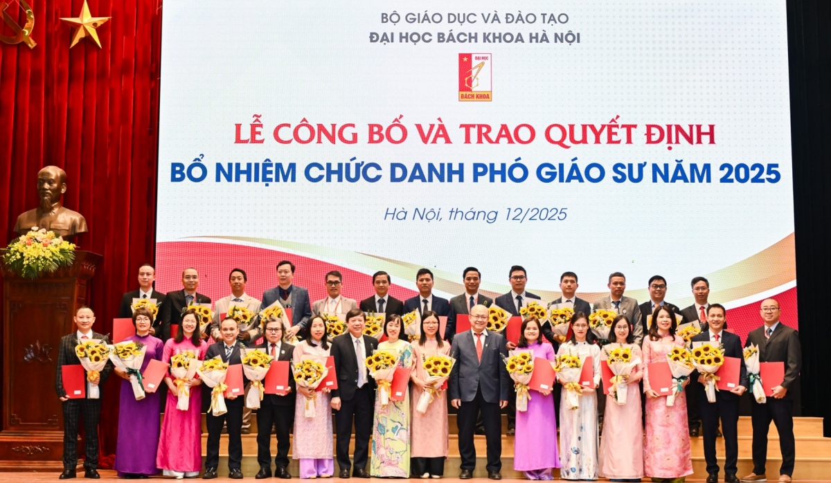 Đại học Bách khoa Hà Nội có thêm 3 Giáo sư và 27 Phó giáo sư