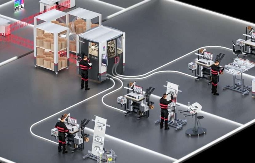 Rittal ra mắt hệ thống dẫn dây khí nén, rút ngắn tới 90% thời gian đấu dây bảng điều khiển