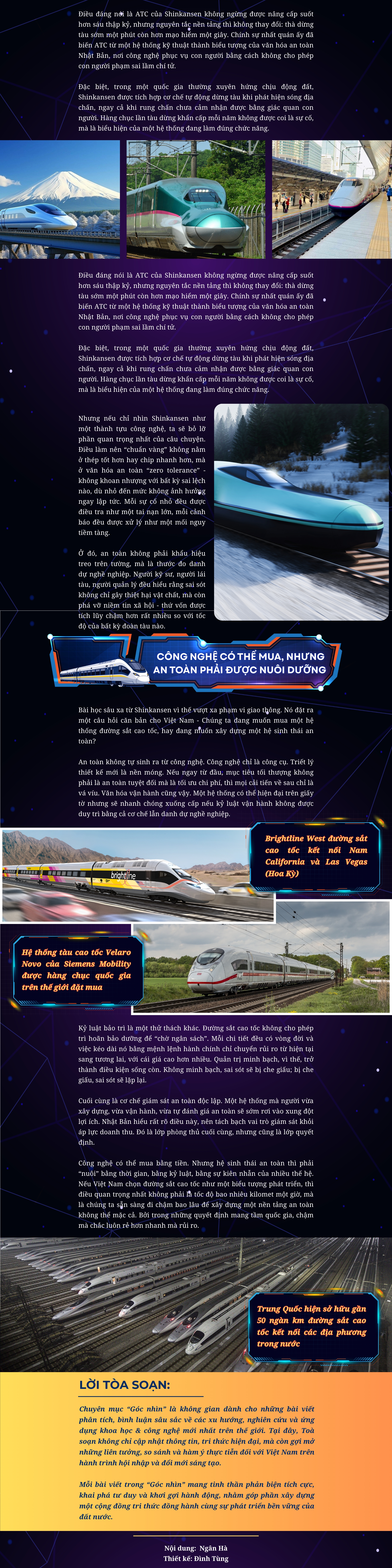 [E-Magazine] Đường sắt cao tốc - câu chuyện không chỉ của tốc độ