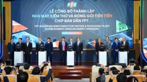 FPT thành lập nhà máy kiểm thử, đóng gói chip bán dẫn đầu tiên do người Việt làm chủ