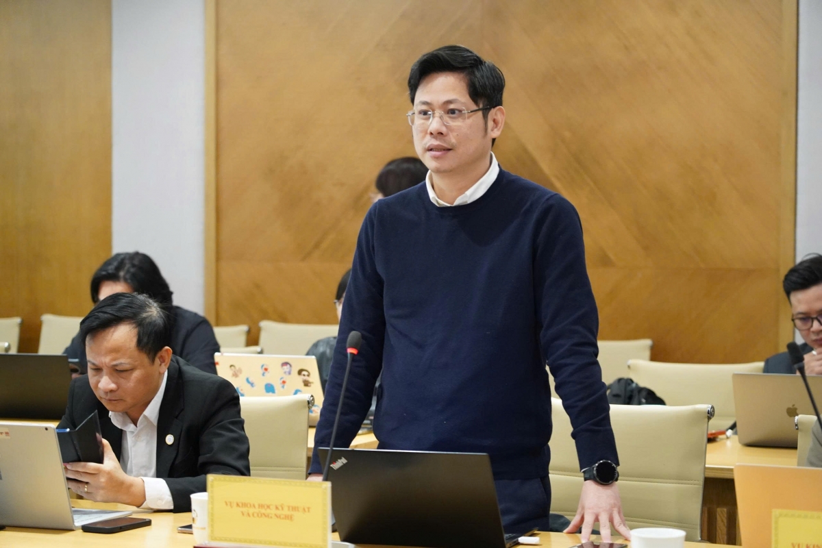 Ông Hoàng Anh Tú – Phó Vụ trưởng Vụ Khoa học kỹ thuật và Công nghệ 