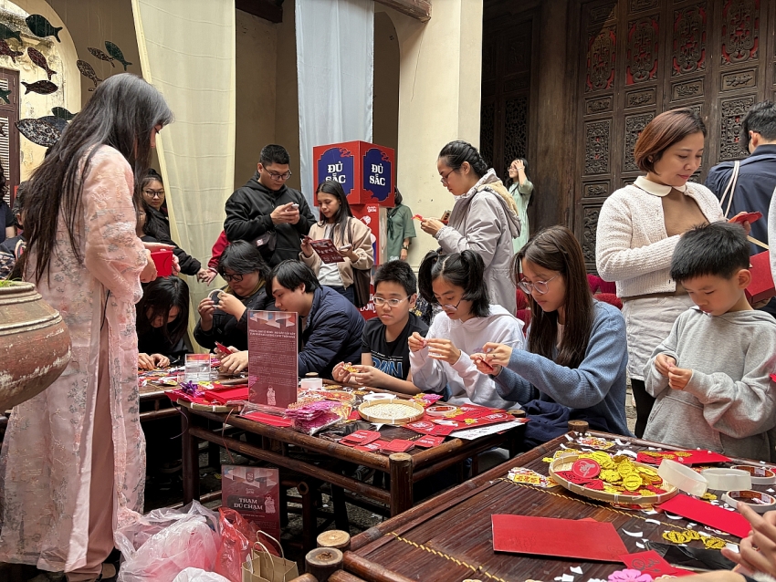 “Trạm Tết - đủ 5 đủ Tết”: Hành trình đánh thức Tết bằng năm giác quan giữa lòng phố cổ