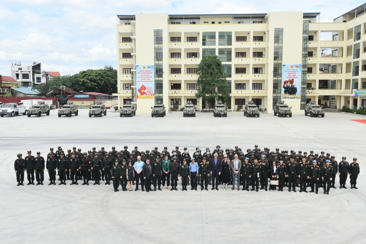 Cảnh sát gìn giữ hòa bình Việt Nam đạt PCRS Cấp 3: Khẳng định năng lực và trách nhiệm toàn cầu
