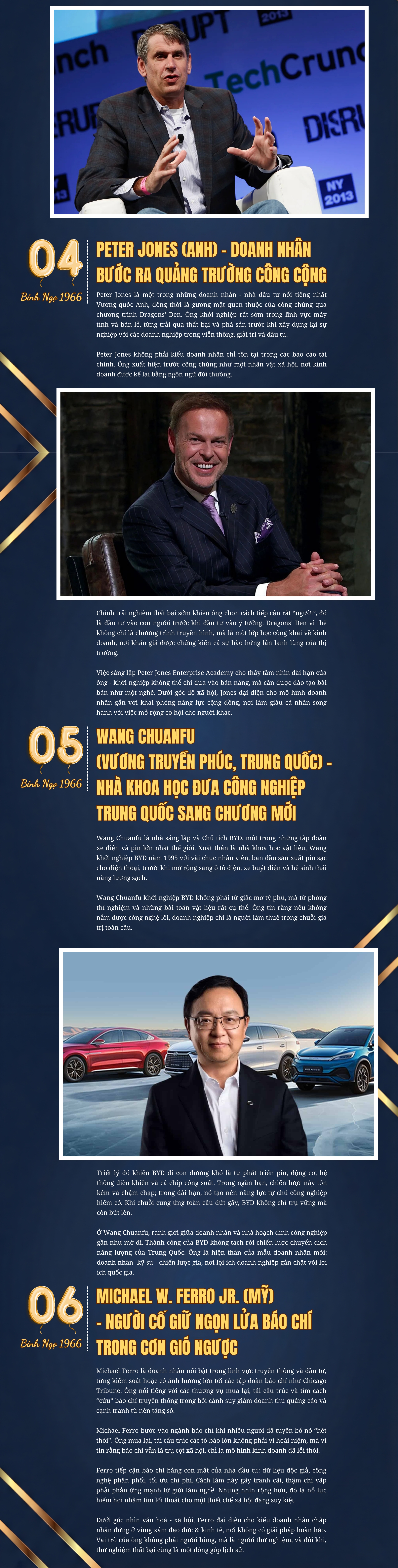 [E-Magazine] 9 doanh nhân tuổi Bính Ngọ