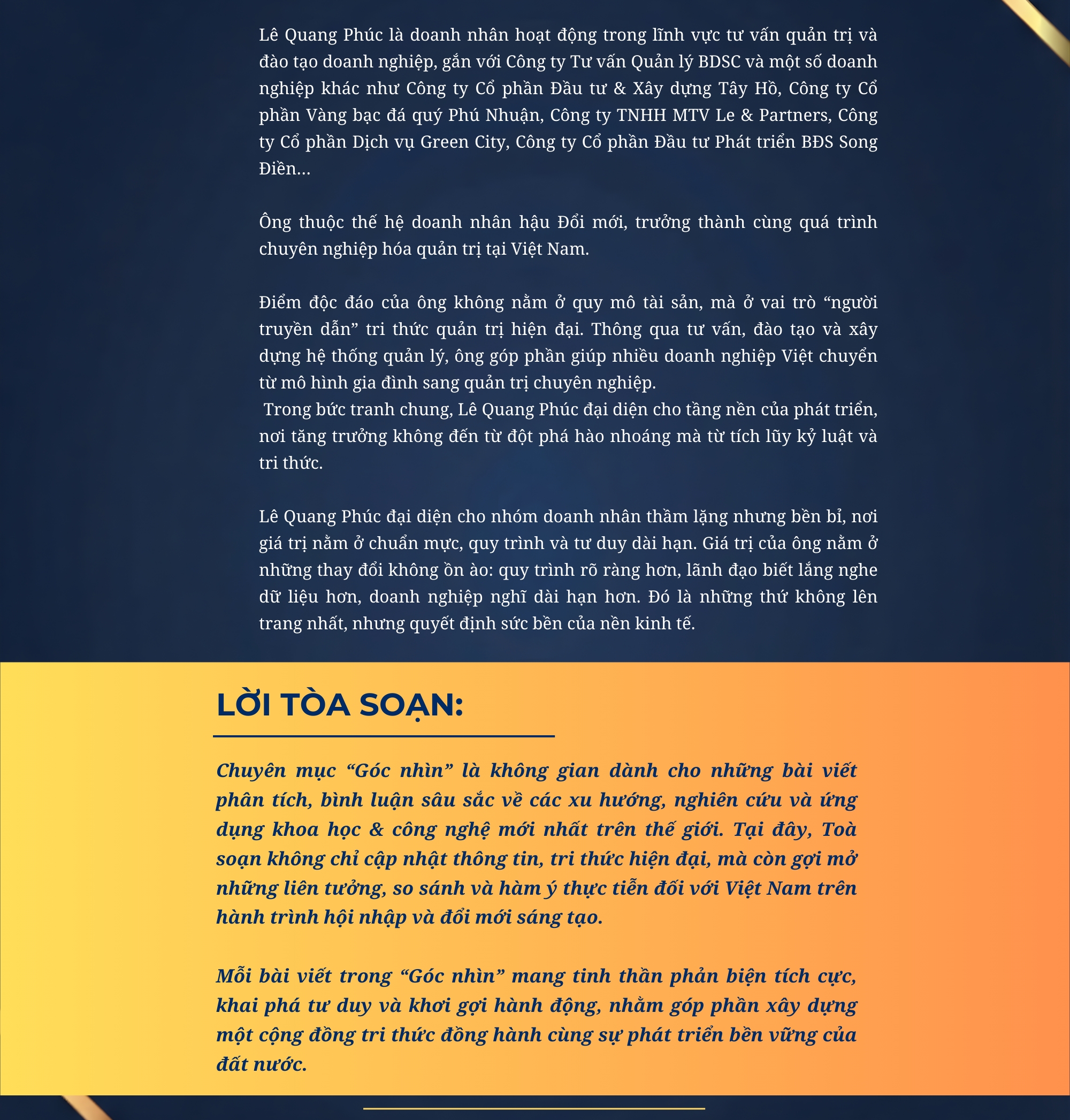 [E-Magazine] 9 doanh nhân tuổi Bính Ngọ