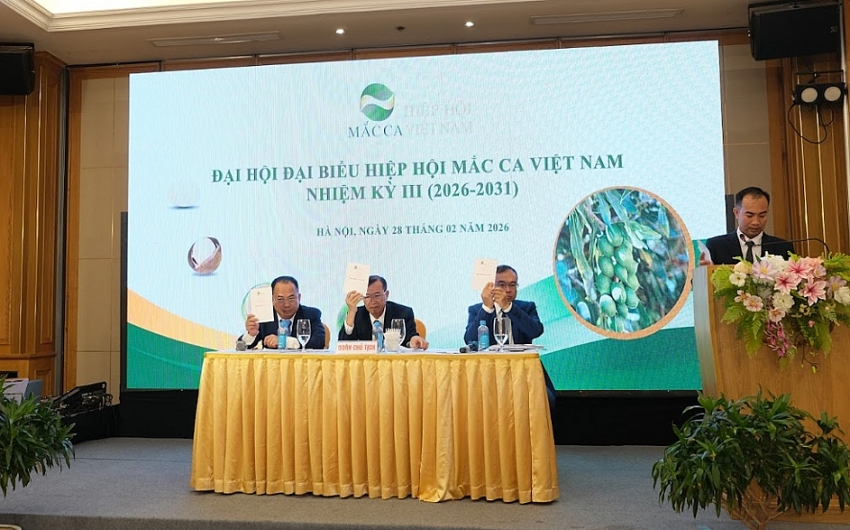 Đại hội Hiệp hội Mắc ca Việt Nam nhiệm kỳ III: Kiện toàn bộ máy, thúc đẩy tái cơ cấu và gia tăng giá trị ngành mắc ca