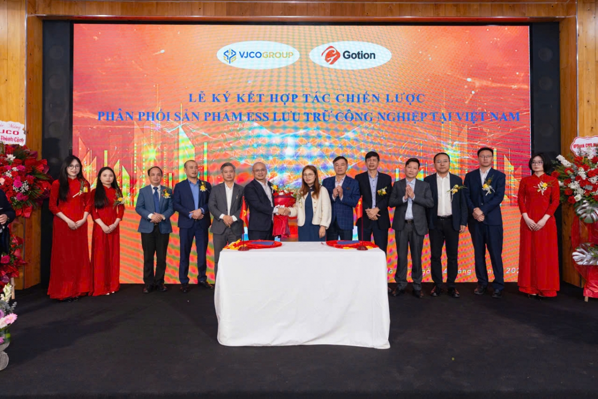 VJCO - Gotion hợp tác phát triển hạ tầng lưu trữ điện