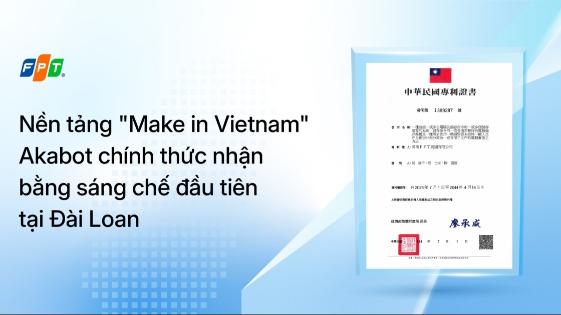 FPT nhận bằng sáng chế quốc tế cho công nghệ AI xử lý tài liệu