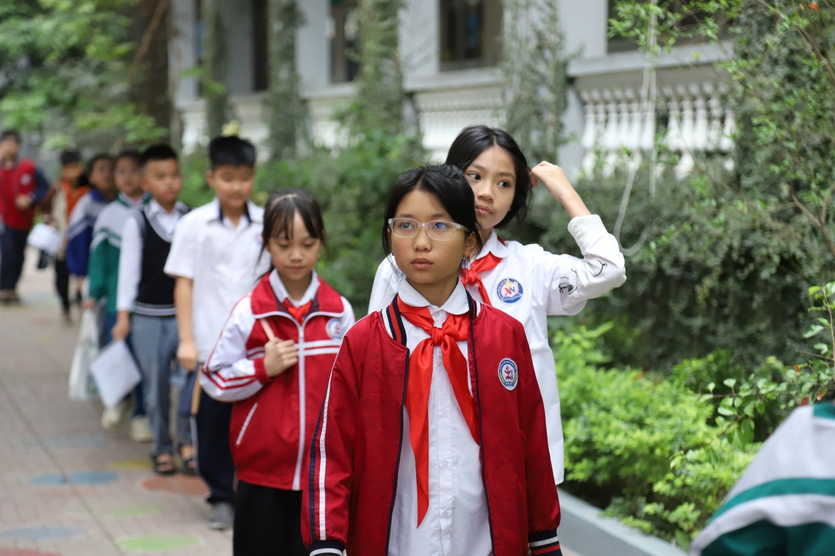 Hàng nghìn học sinh tiểu học tại Hà Nội háo hức tranh tài ở Kỳ thi Hội