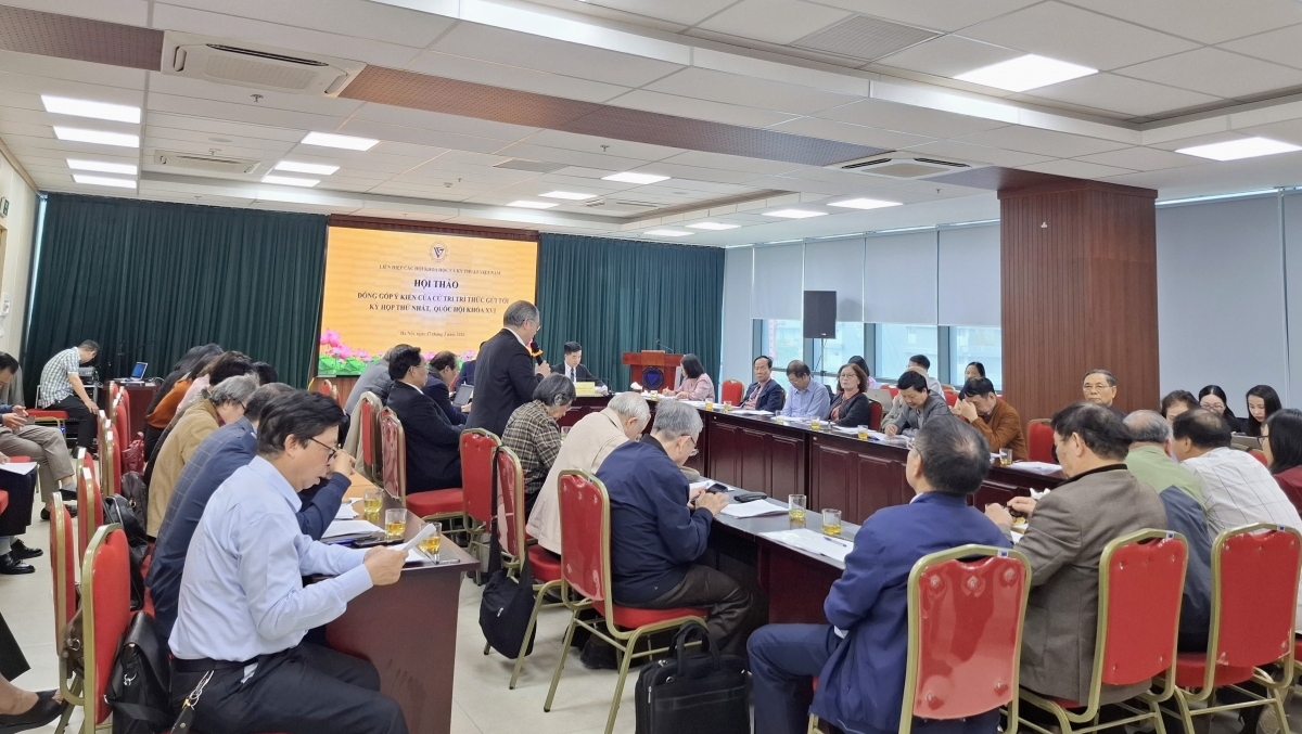 Cử tri trí thức Liên hiệp hội Việt Nam đóng góp ý kiến trước Kỳ họp thứ Nhất, Quốc hội khóa XVI