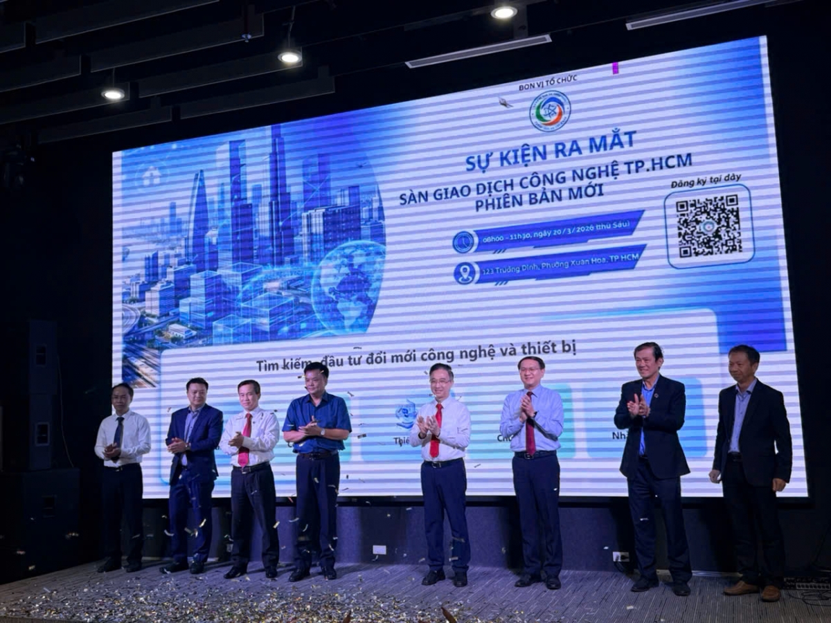 Sàn Giao dịch Công nghệ TP. Hồ Chí Minh ra mắt phiên bản mới 2026