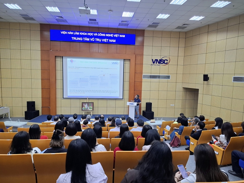 VUSTA làm việc với Trung tâm Vũ trụ Việt Nam: Kết nối trí thức, mở rộng không gian hợp tác