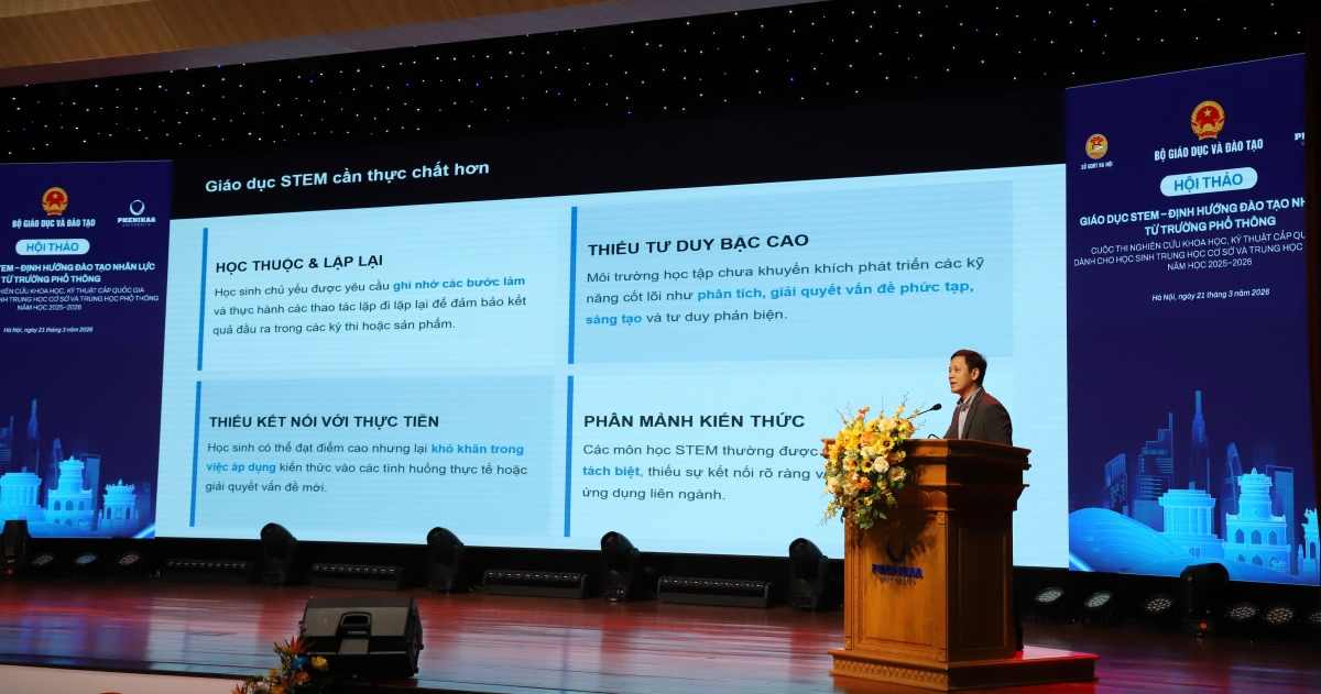 Nuôi dưỡng tài năng STEM ngay từ tiểu học