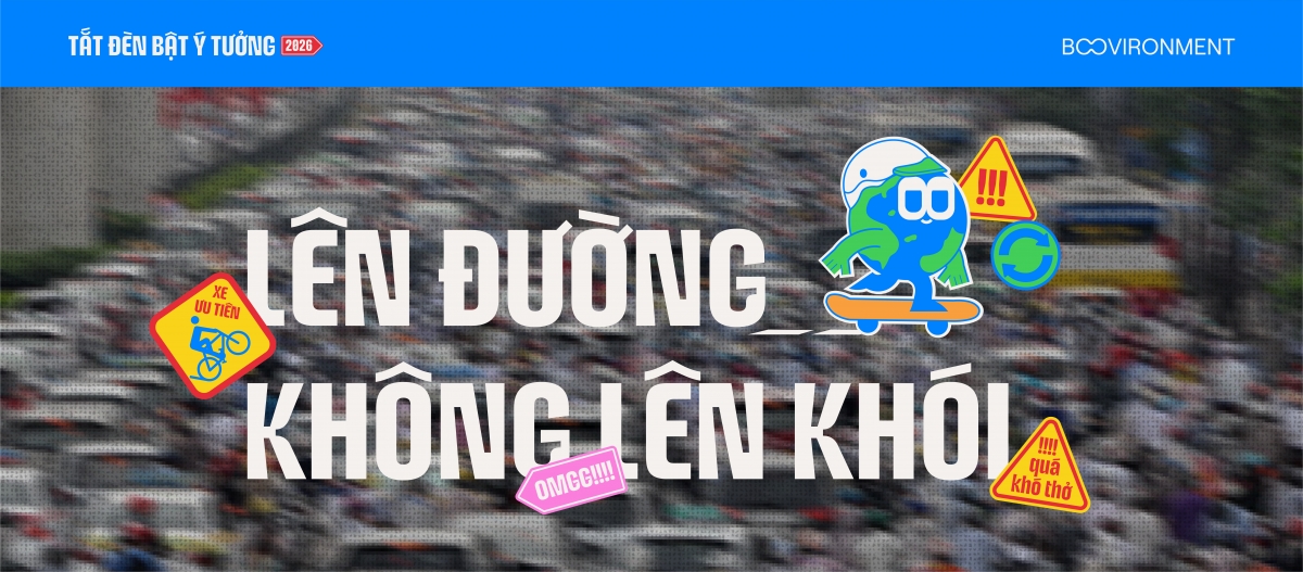 Khởi động “Tắt đèn Bật ý tưởng 2026”, thúc đẩy giao thông xanh từ người trẻ
