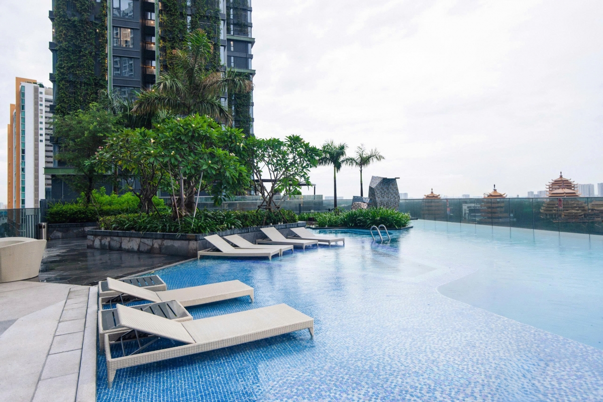 Không gian sống xanh mát, hướng đến sự cân bằng thân-tâm-trí chứng tỏ sức hút trong phân khúc bất động sản hạng sang.