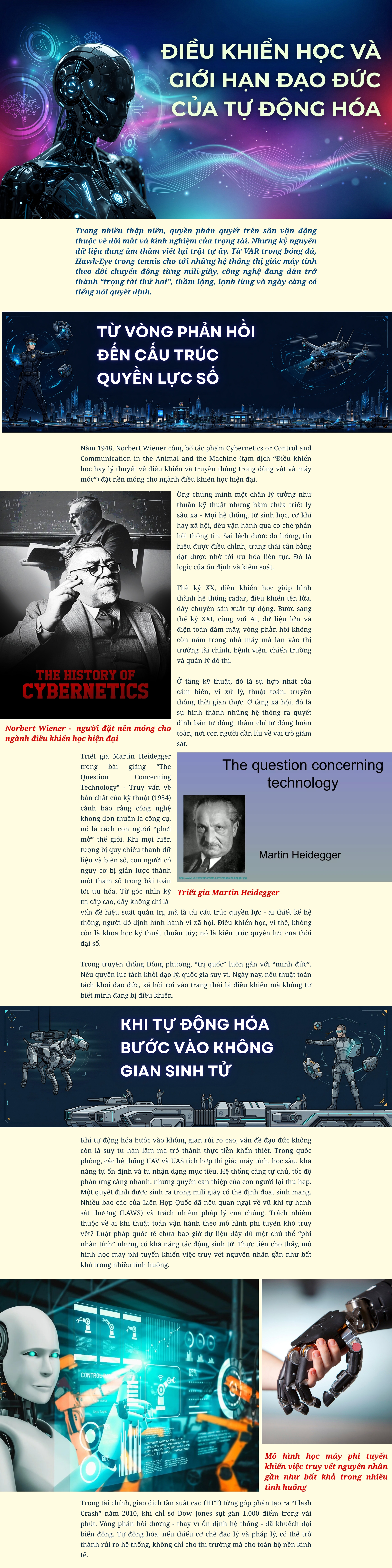 [E-Magazine] Điều khiển học và giới hạn đạo đức của tự động hóa