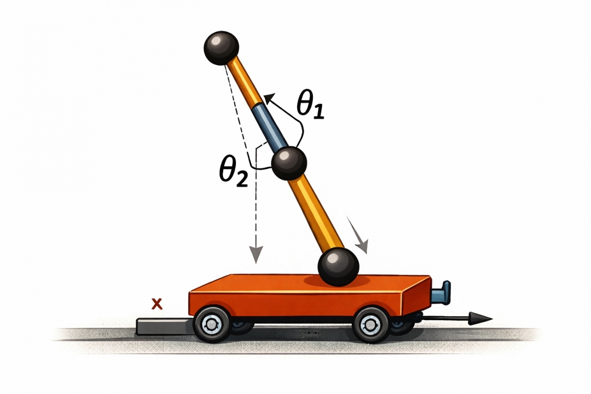 Bộ điều khiển LQG mờ với bộ quan sát khuếch đại cao để điều khiển bền vững hệ con lắc kép ngược trên xe đẩy