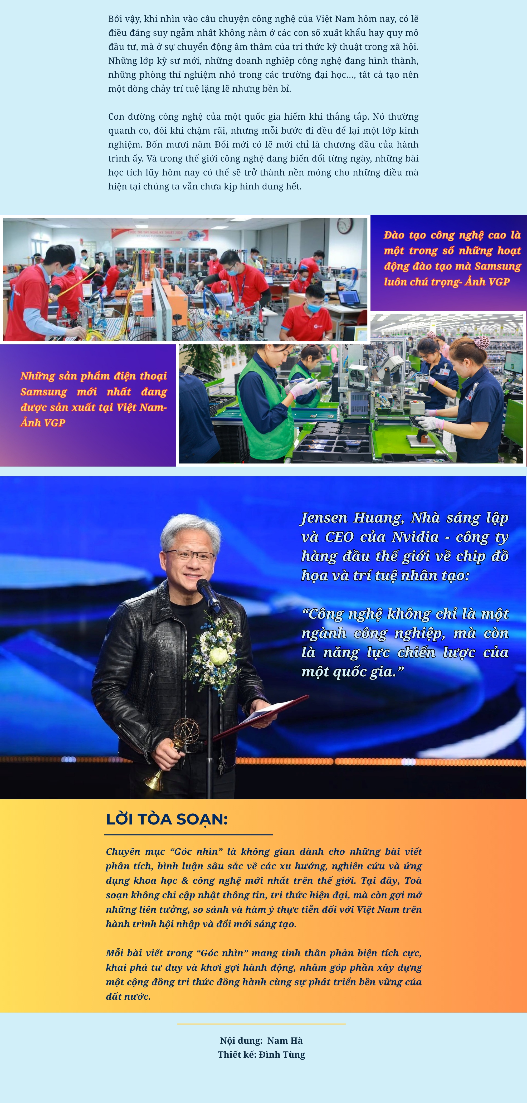 [E-Magazine] Công nghệ không thể mua trọn gói - Bài học của Việt Nam