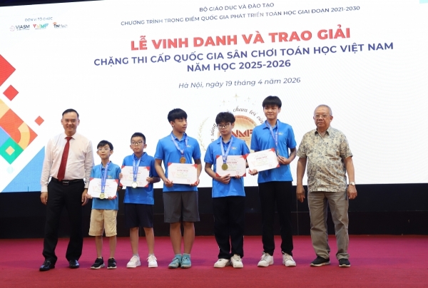 VNMF vinh danh 189 học sinh xuất sắc nhất mùa 1