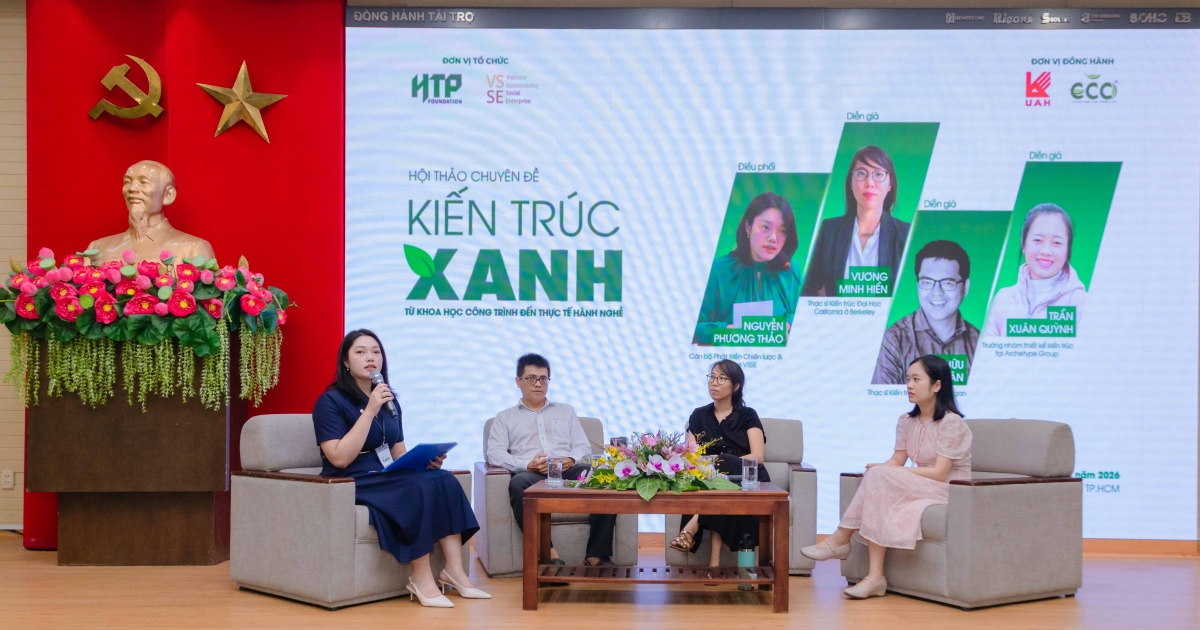 Kiến trúc xanh: Từ khoa học công trình đến thực tế hành nghề