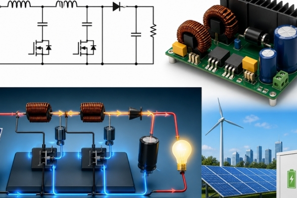 Kiến trúc bộ chuyển đổi DC-DC tăng áp cao bậc hai cho các ứng dụng năng lượng tái tạo