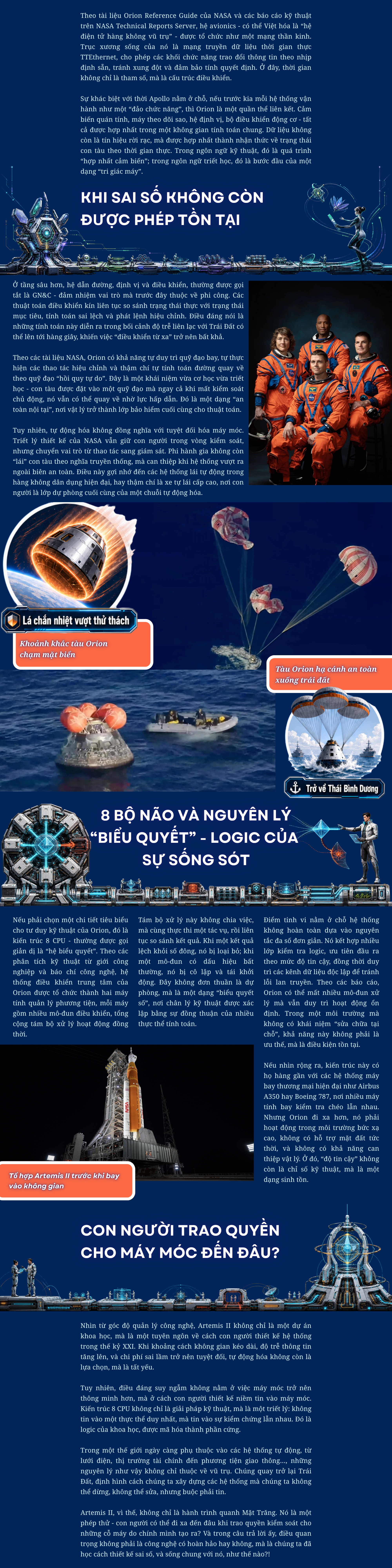 [E-Magazine] Artemis II - Giải phẫu một hệ thần kinh vũ trụ