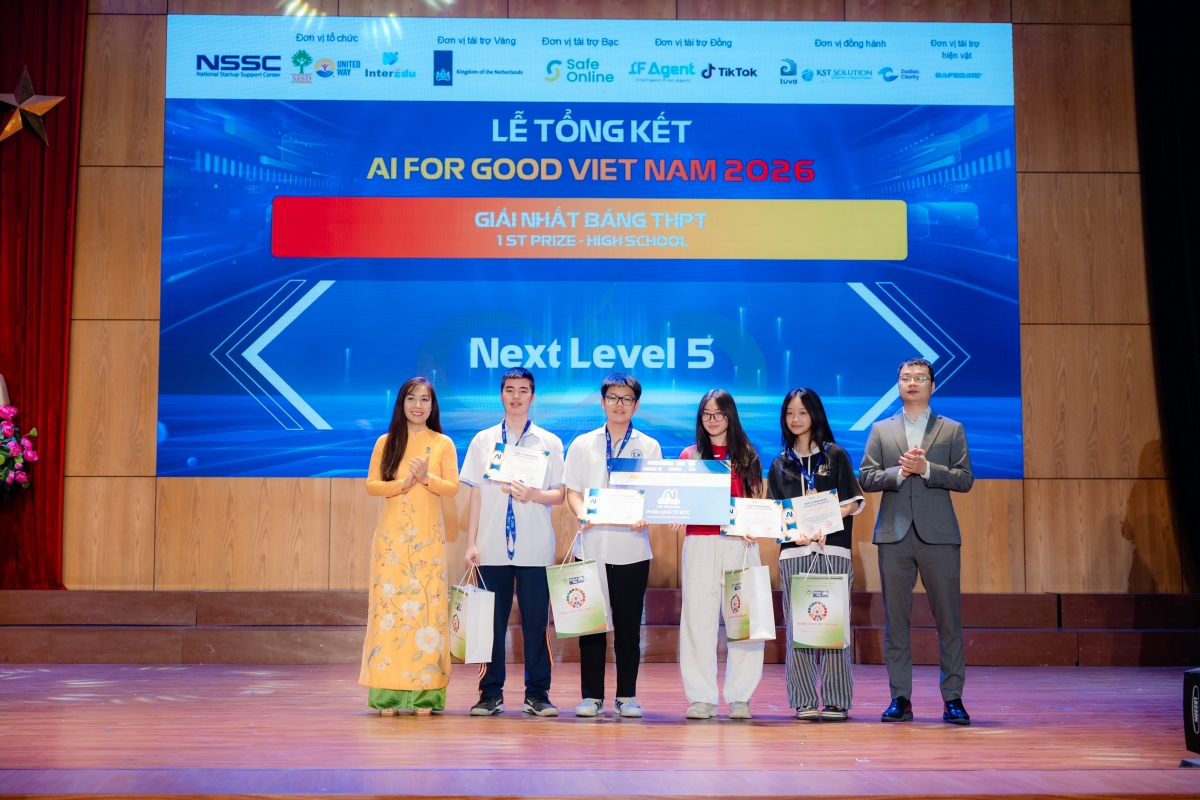 AI for Good Việt Nam 2026: Khi những trăn trở, ước mơ của học sinh biến thành các giải pháp AI vì cộng đồng