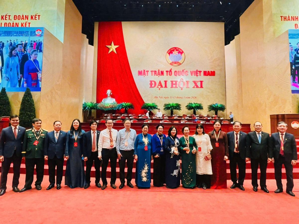Đoàn đại biểu Liên hiệp các Hội Khoa học và Kỹ thuật Việt Nam dự Đại hội đại biểu toàn quốc MTTQ Việt Nam lần thứ XI 