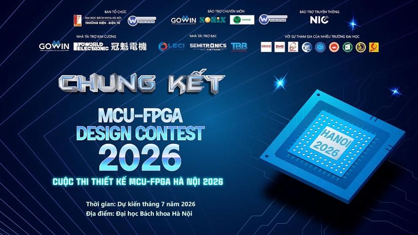 Chung kết cuộc thi thiết kế MCU - FPGA 2026 sẽ tìm ra tài năng trẻ ngành bán dẫn