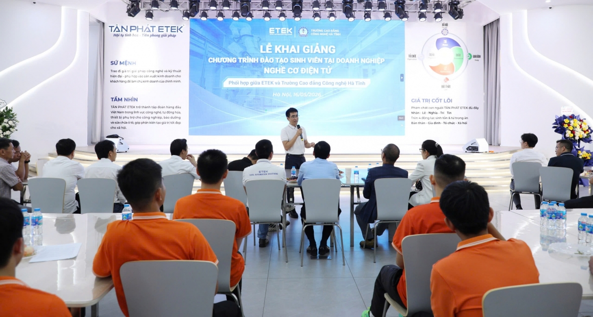 ETEK khởi động chương trình đào tạo kỹ sư tự động hóa chất lượng cho các trường nghề