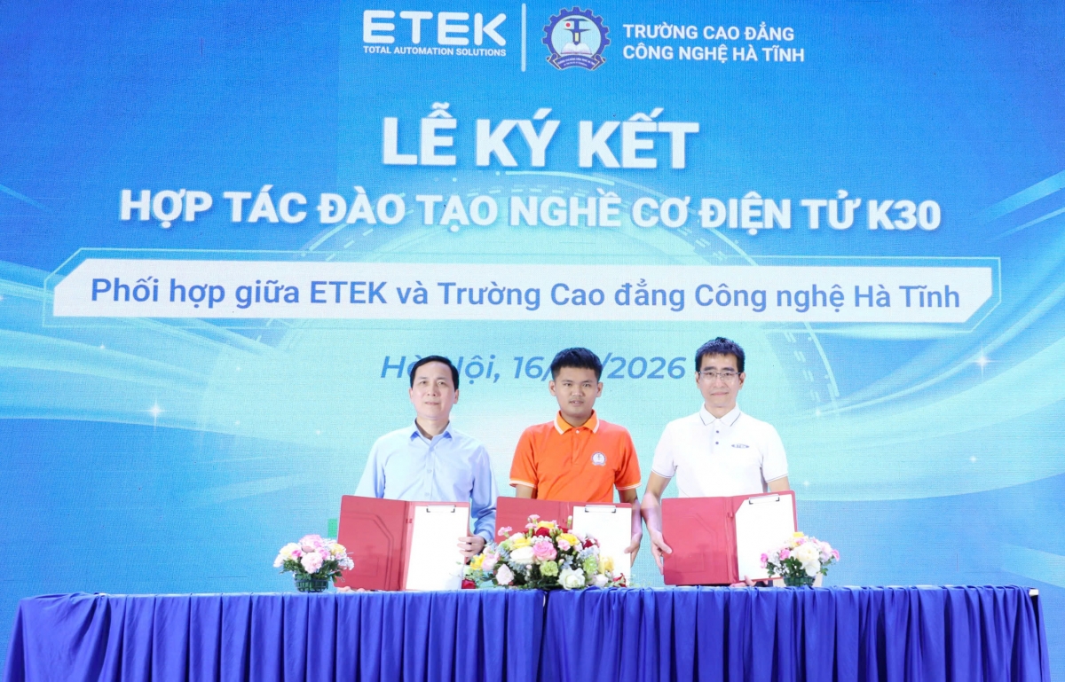 ETEK khởi động chương trình đào tạo kỹ sư tự động hóa chất lượng cho các trường nghề