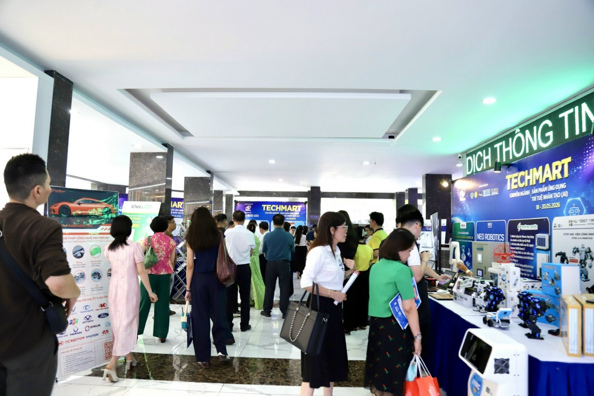 Techmart về sản phẩm ứng dụng AI khẳng định khả năng làm chủ công nghệ của người Việt Nam