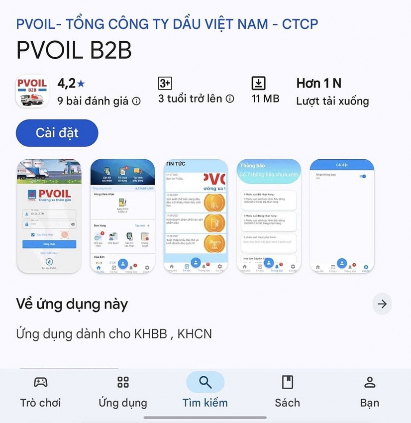 PVOIL B2B nhận Giải thưởng Khoa học và Công nghệ Dầu khí Việt Nam PVOIL B2B nhận Giải thưởng Khoa học và Công nghệ Dầu khí Việt Nam