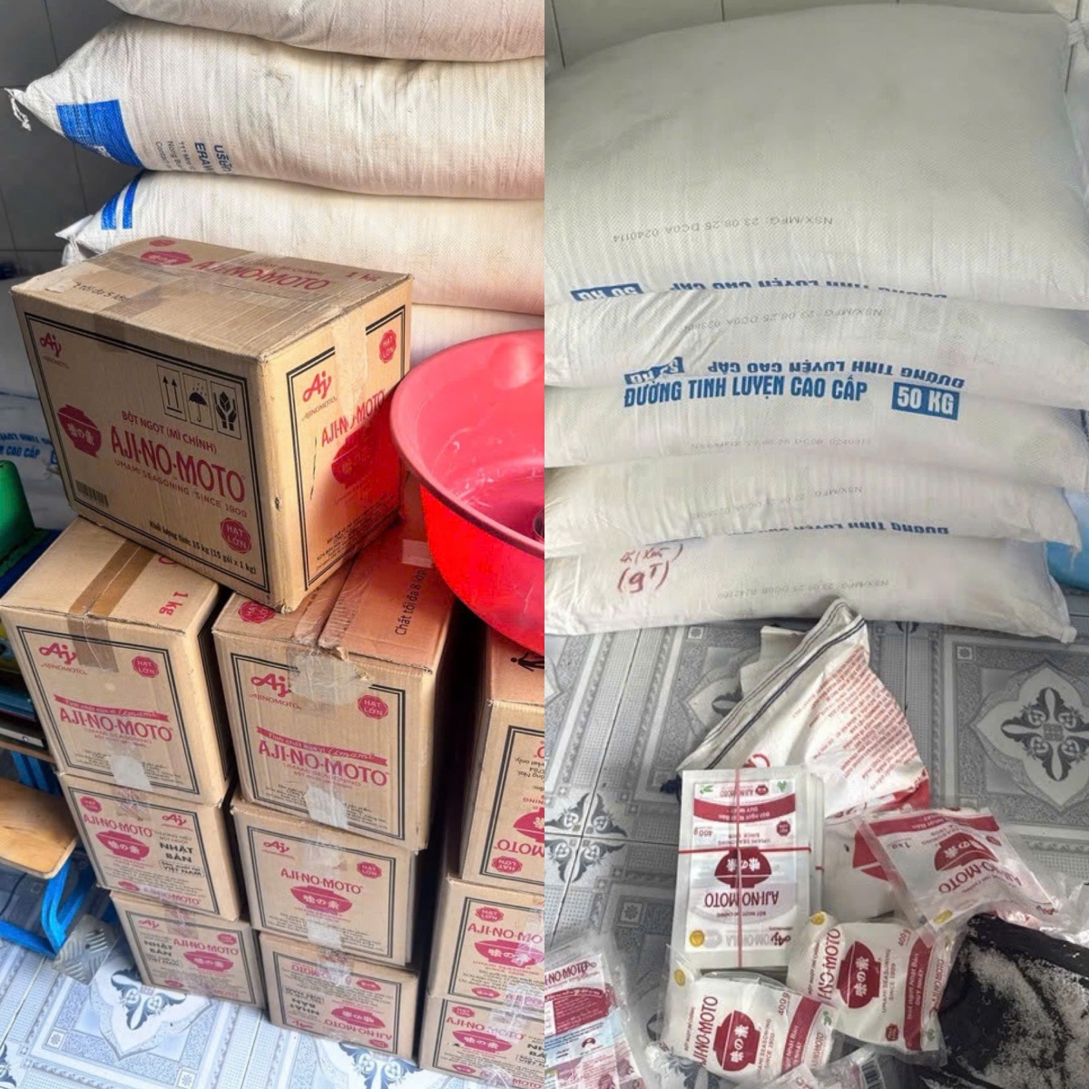 Hình ảnh tang vật thu giữ